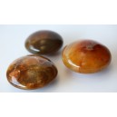 Cornaline, galet poli